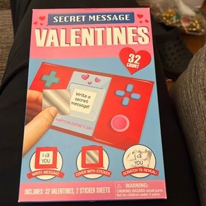 32 Secret Message Valentines - New In Box